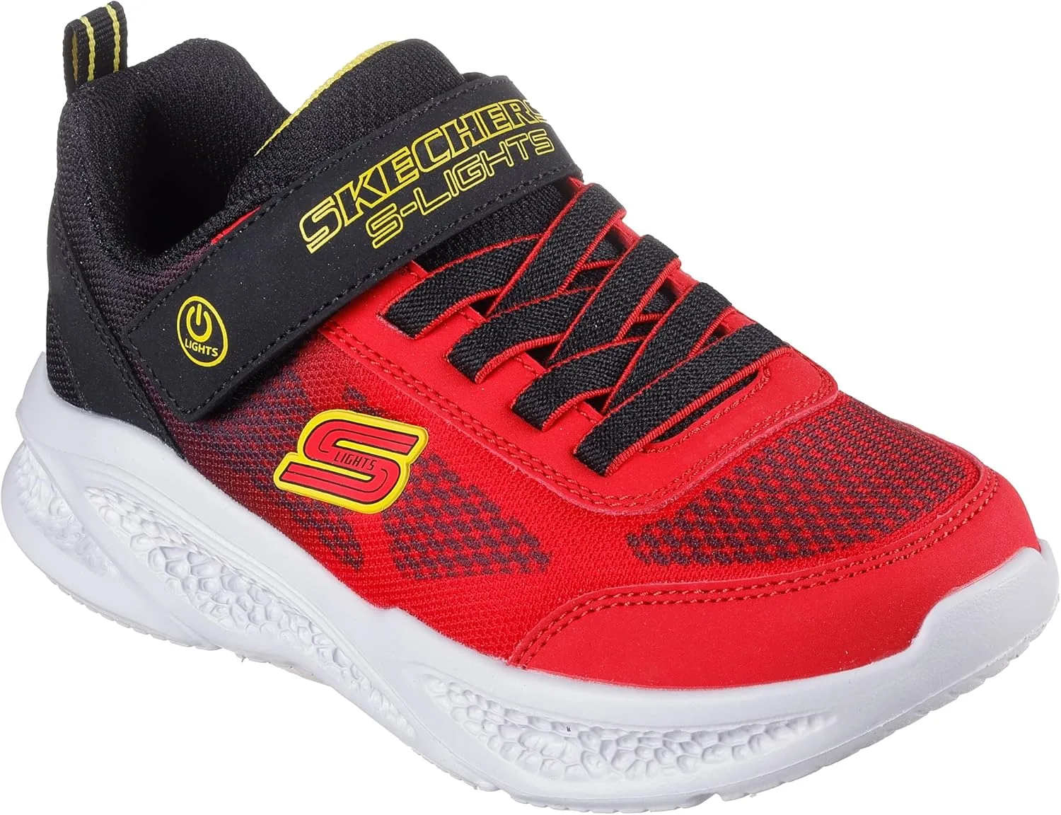 Кроссовки Skechers Gowalk Arch Fit, спортивные слипоны, повседневные лоферы для походов, беговые кроссовки, черный/красный/желтый