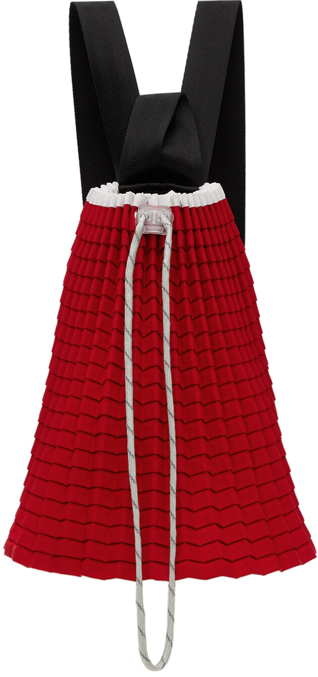 

Эксклюзивный детский красный рюкзак SSENSE Petit Pli
