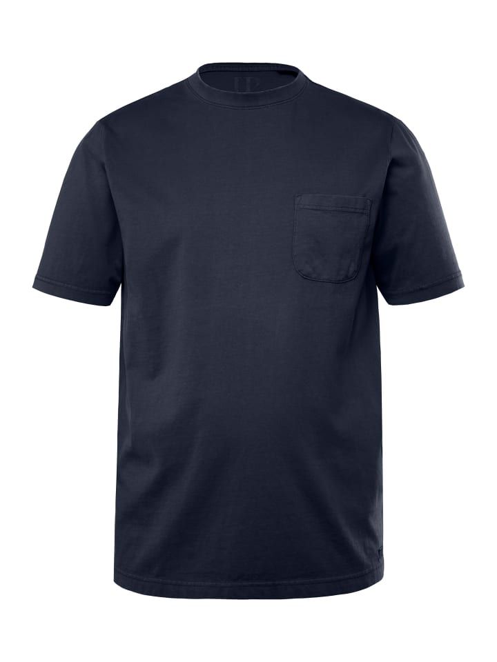 

Футболка с короткими рукавами темно-синего цвета JP1880, Синий, Футболка с короткими рукавами темно-синего цвета JP1880