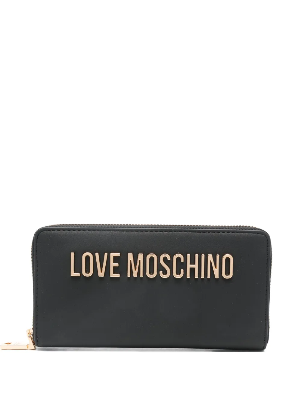 

Кошелек на молнии с логотипом Love Moschino, черный