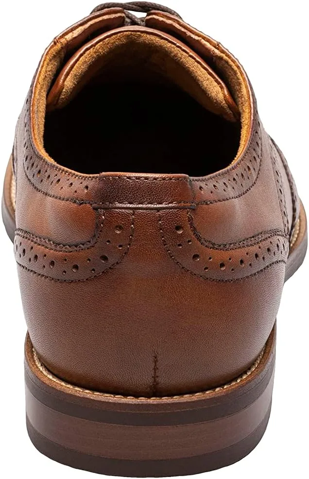 Мужские оксфордские туфли Florsheim Rubano с перфорацией, коньячный — фото 3