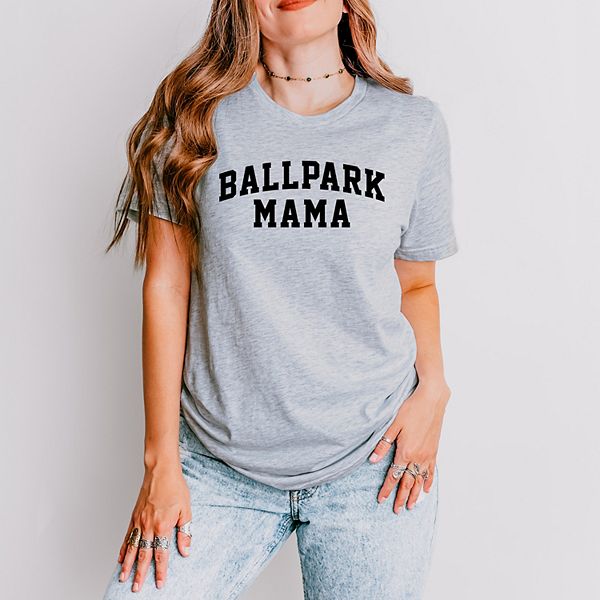

Футболка с коротким рукавом Varsity ballpark mama Simply Sage Market, Heather Grey, Серый, Футболка с коротким рукавом Varsity ballpark mama Simply Sage Market, Heather Grey