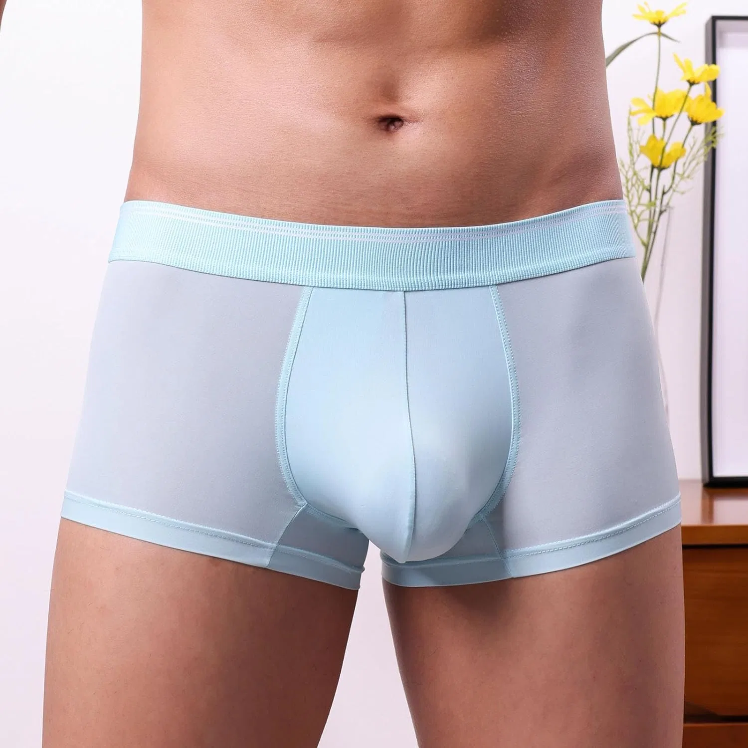Трусы мужские, микрофибра, Light Blue — фото 3