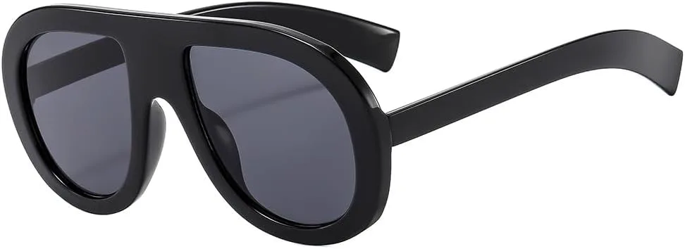 

Солнцезащитные очки для мужчин и женщин - защита UV400 - увеличенный размер, градиентный цвет, для занятий спортом на открытом воздухе и вождения QWBSER, 1