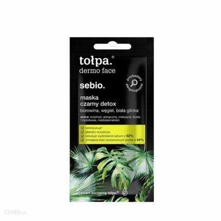 

Tolpa Dermokosmetik Sebio Черная детокс-маска 8 мл, Cosmelogia