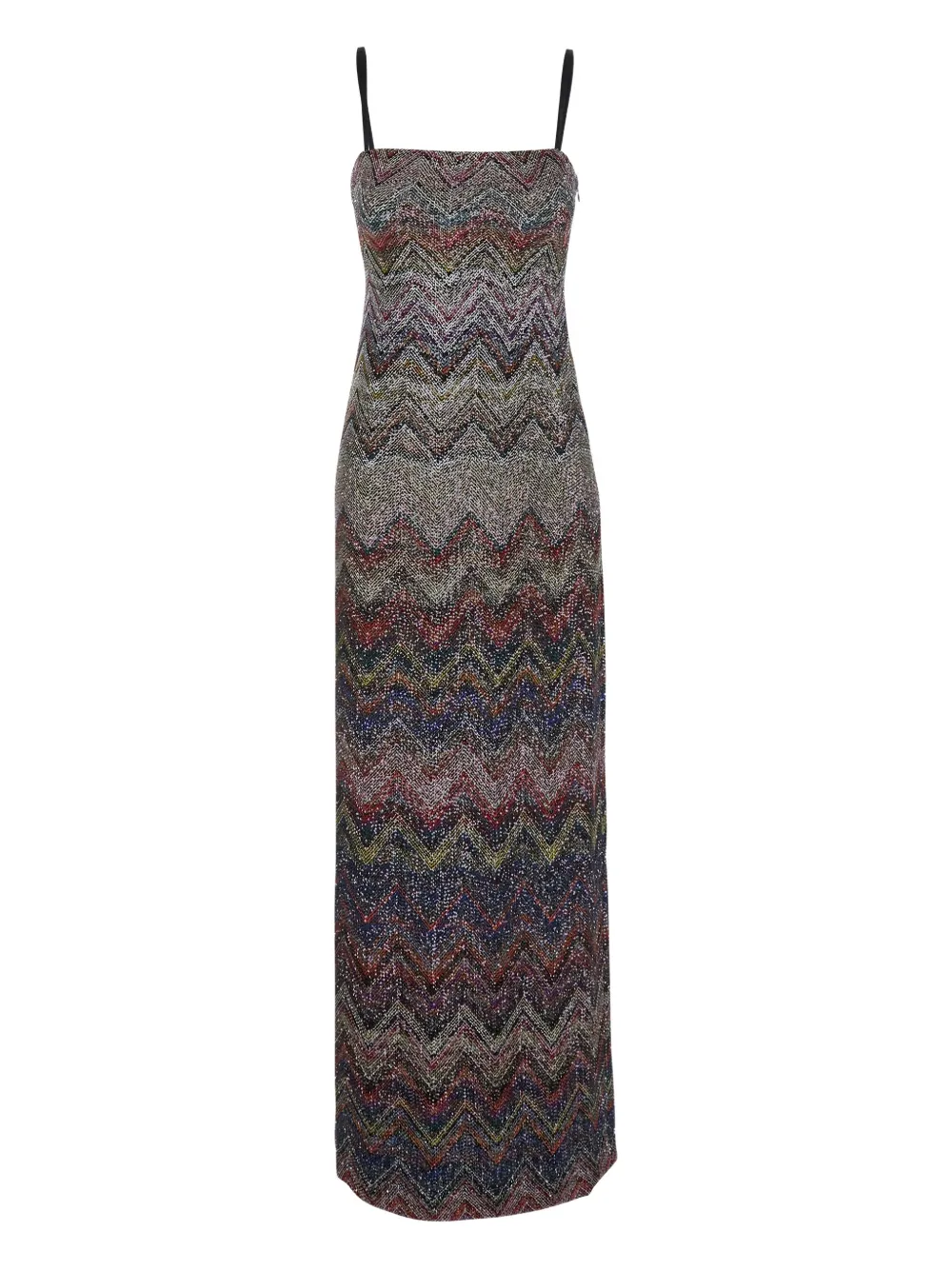 

Платье без рукавов с зигзагообразным узором Missoni, синий