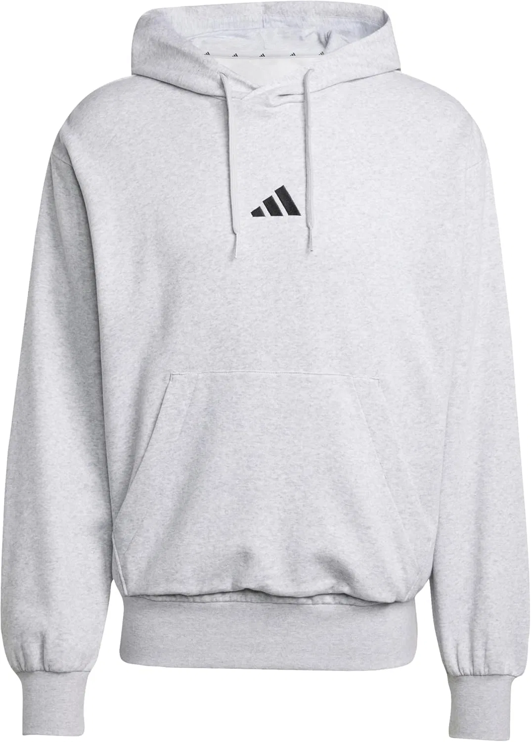 Толстовка Feelcozy Fleece, adidas, Light Grey Heather/Black