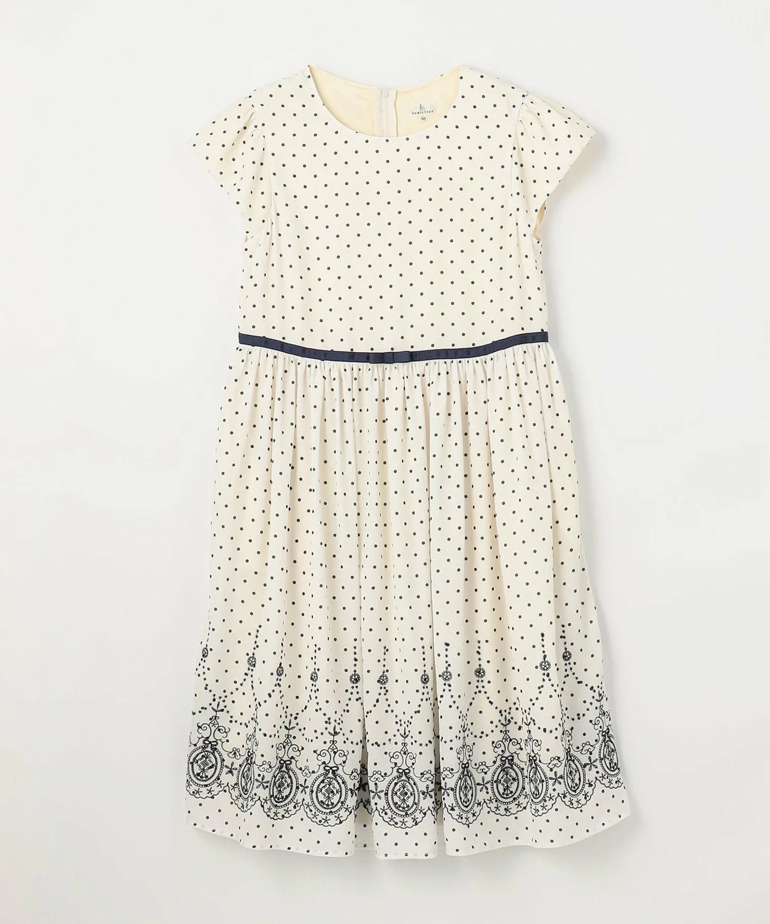 Платье из шифона в горошек [150-170 см] Kids Suite, Off-white shade 5 [502] — фото 4