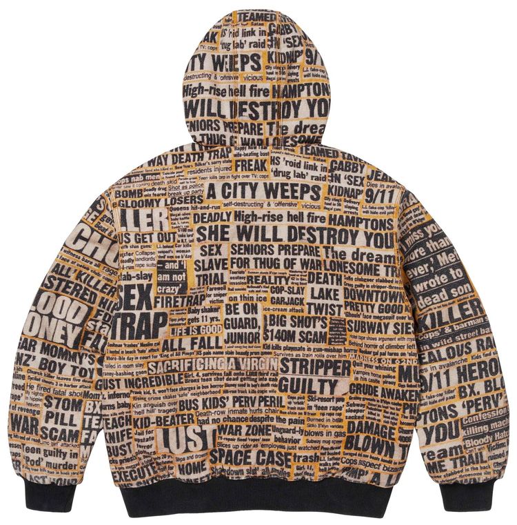 Рабочая куртка Supreme x Dash Snow Hooded Work Jacket, мультиколор — фото 2