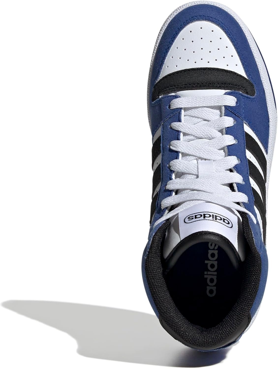 Детские кроссовки Adidas Break Start Mid Top (унисекс), белый/черный — фото 2