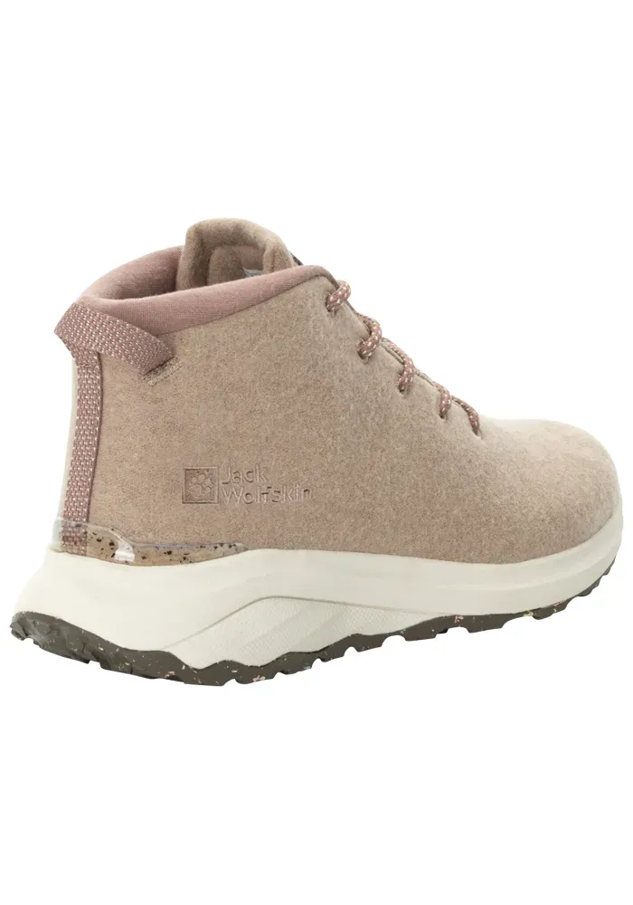 Туфли на шнуровке Jack Wolfskin "CAMPFIRE WOOL MID W", цвет Afterglow — фото 4
