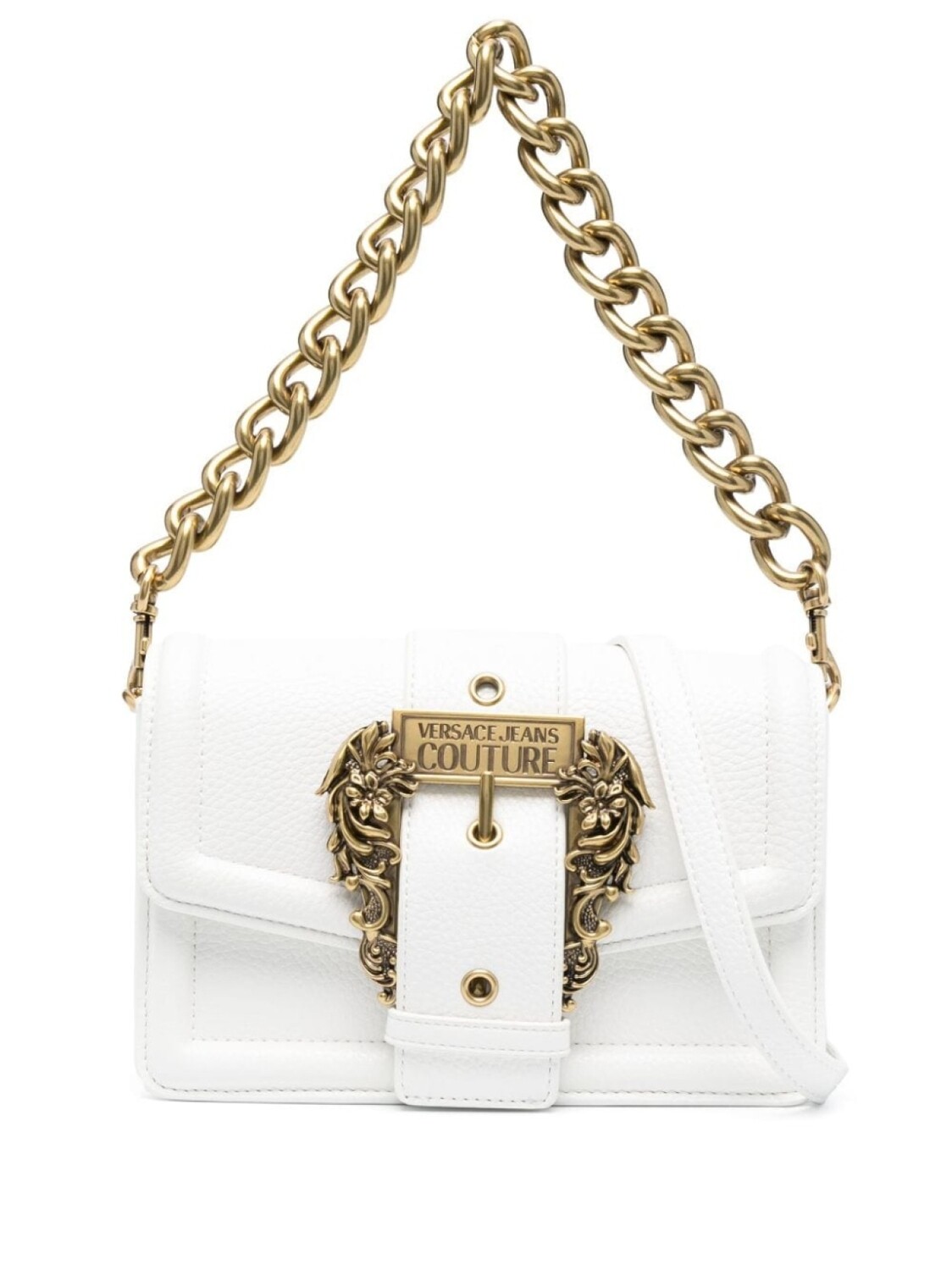 

Versace Jeans Couture сумка на плечо с пряжкой Baroque, белый