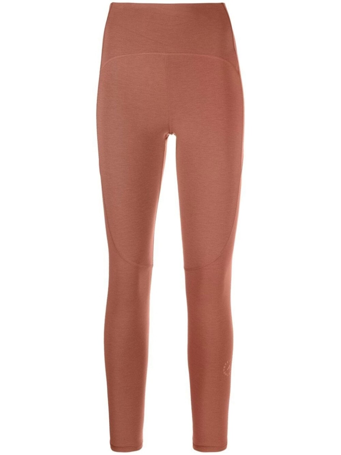 

adidas by Stella McCartney легинсы с завышенной талией, коричневый