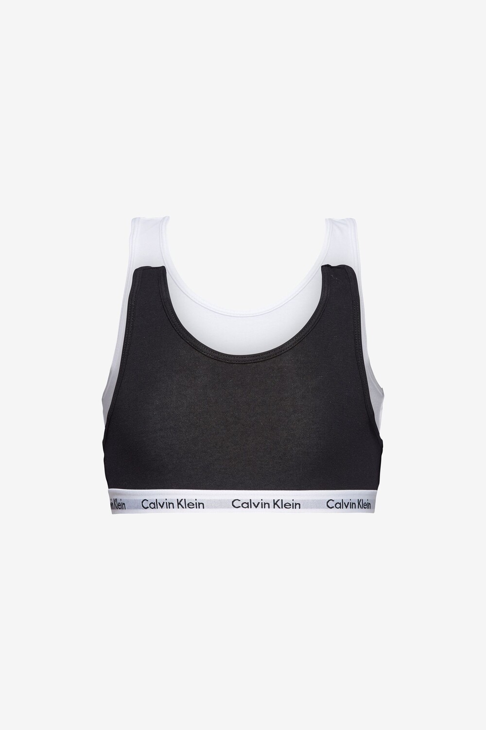 

Белая футболка для мальчика Calvin Klein, черный