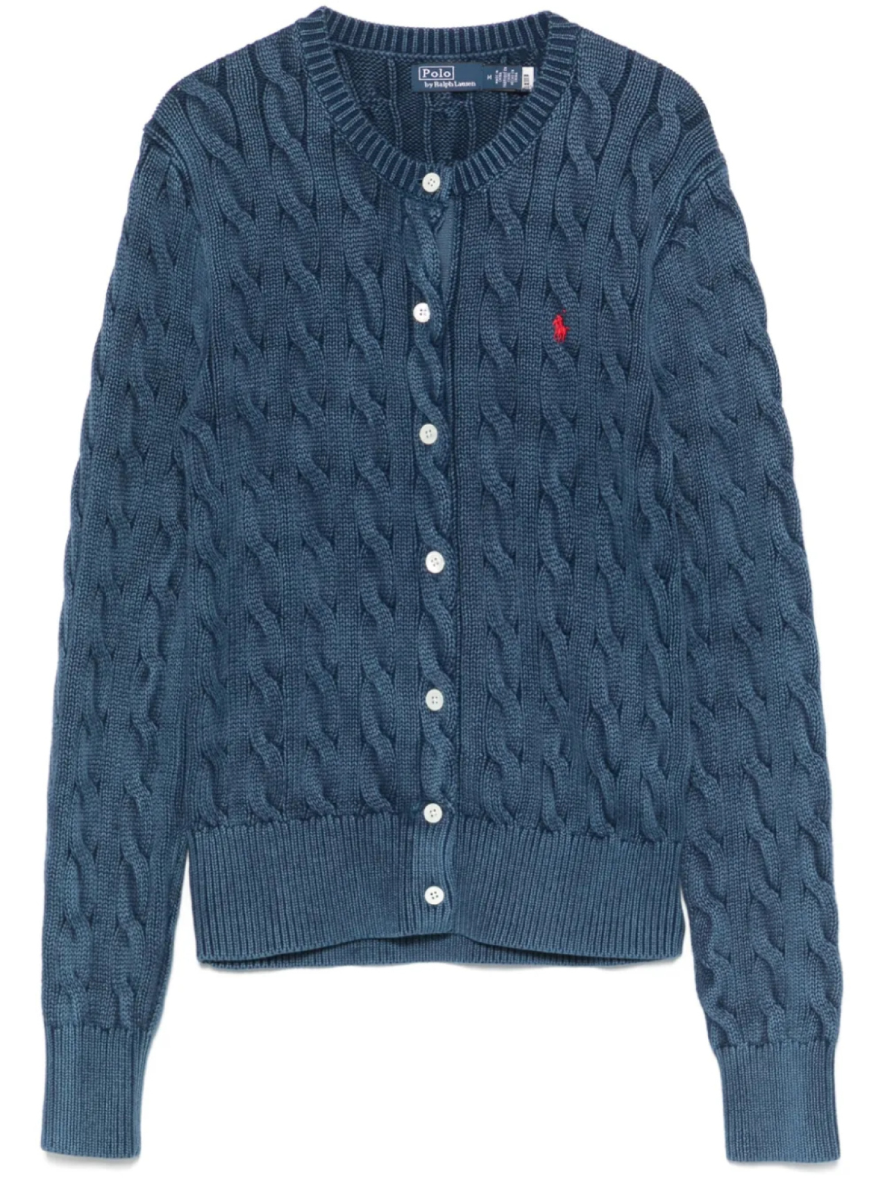 

Polo Ralph Lauren кардиган фактурной вязки, синий