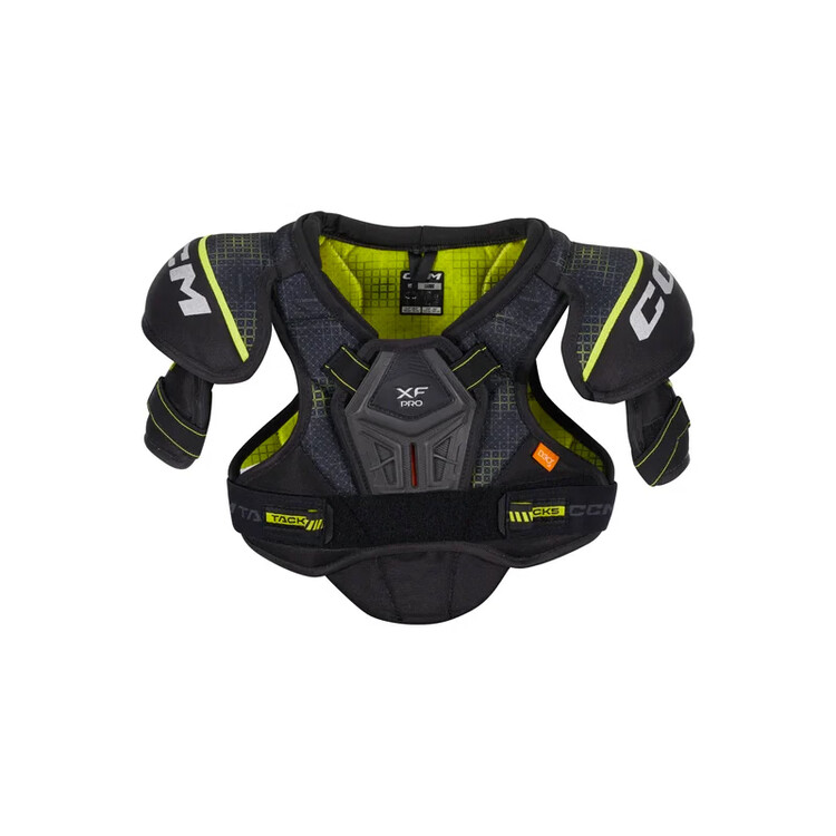 

CCM Комплект защиты Tacks XF Pro: нагрудник, налокотники, наколенники и перчатки для хоккея, детский, M (рост 102-122 см)