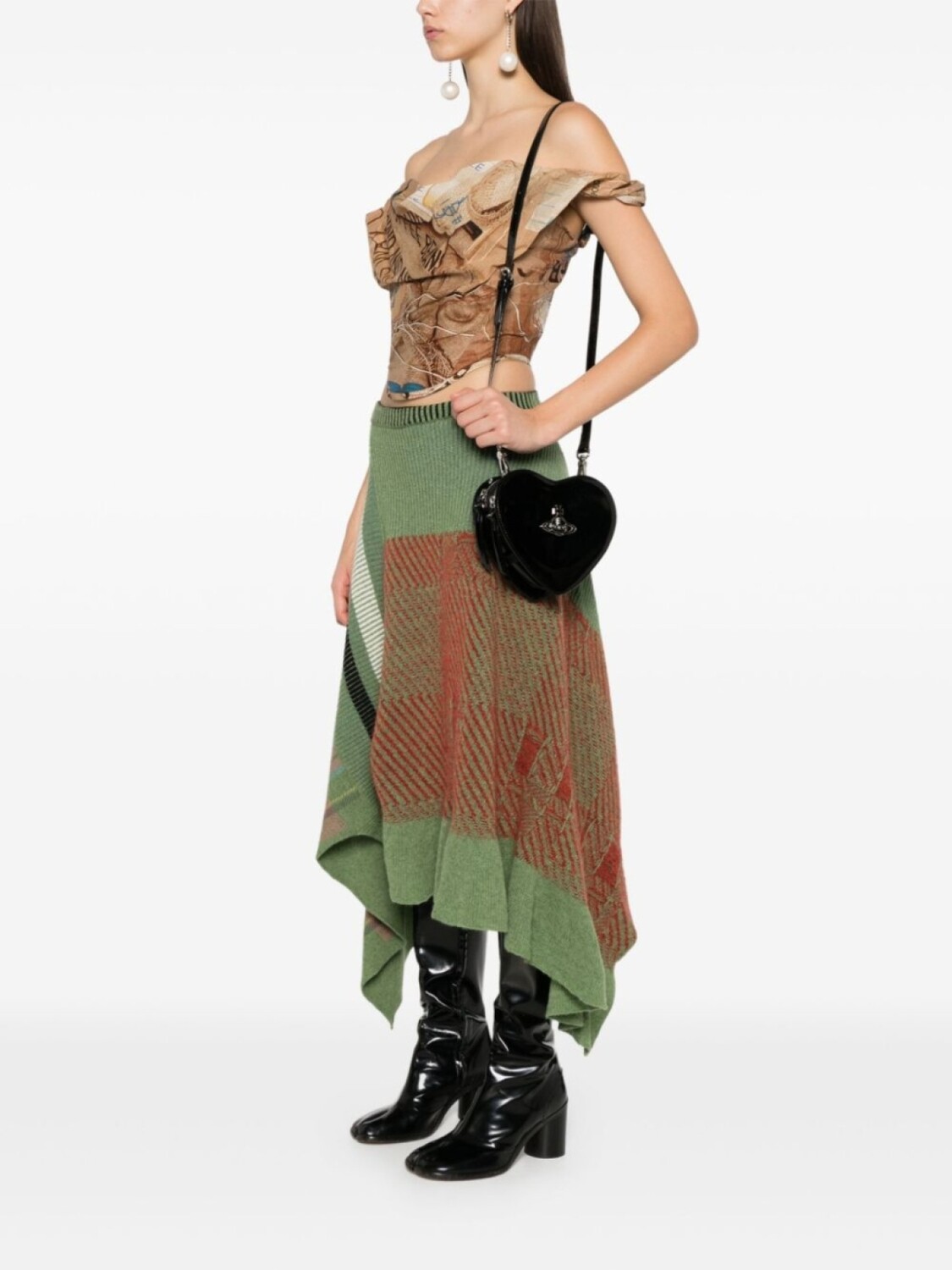 

Vivienne Westwood сумка через плечо Louise Heart, черный