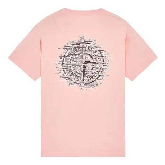 Футболка institutional one graphic t-shirt 'pink' Stone Island, розовый — фото 2