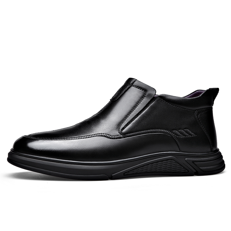 

Ботильоны мужские LAORENTOU, Black Fleece-Lined