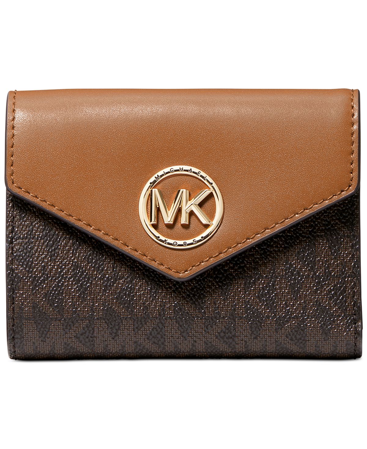 

Кошелек-конверт с логотипом Greenwich тройного сложения Michael Kors