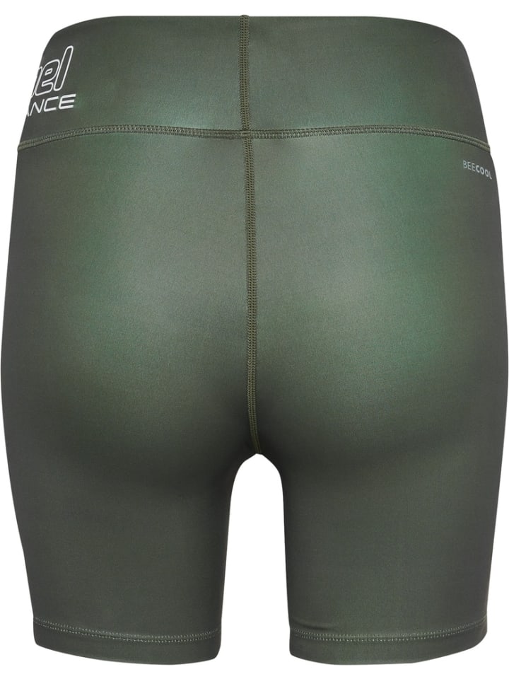 

Короткие шорты Te Fundamental Mw Tight Shorts зеленого цвета Hummel