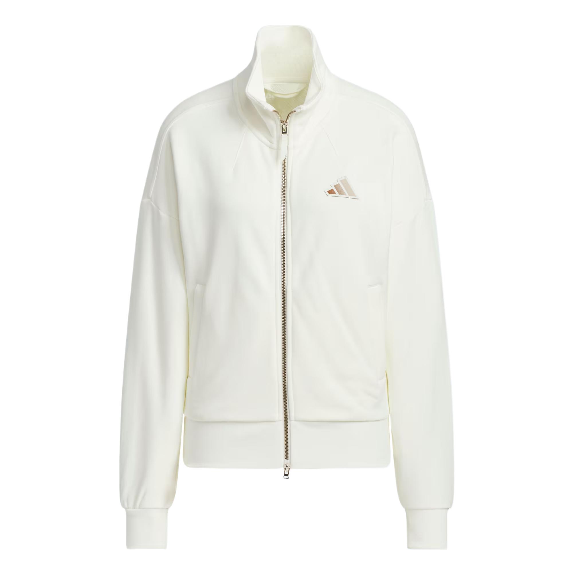 Adidas Куртка LOGO KN JKT женская нефритово-белая, Jade White — фото 3