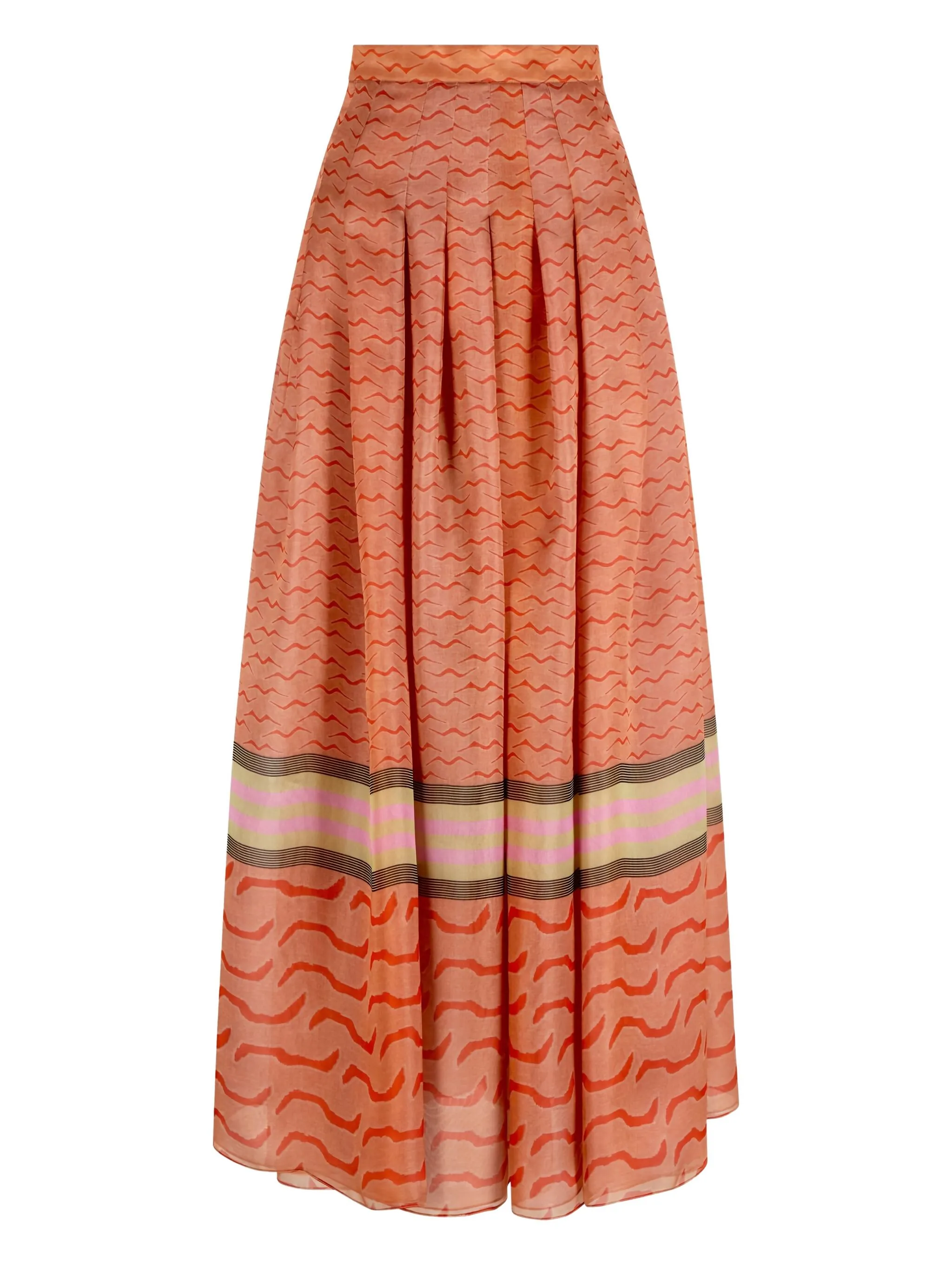 

Юбка в полоску Giorgio Armani, оранжевый