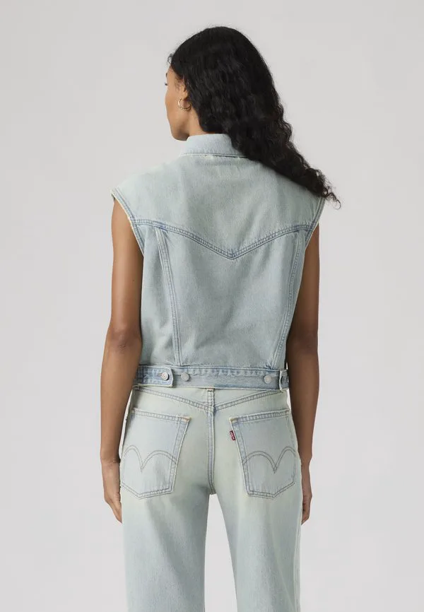 Укороченный жилет в стиле 90-х Levi'S, Que Pasa Trucker — фото 3