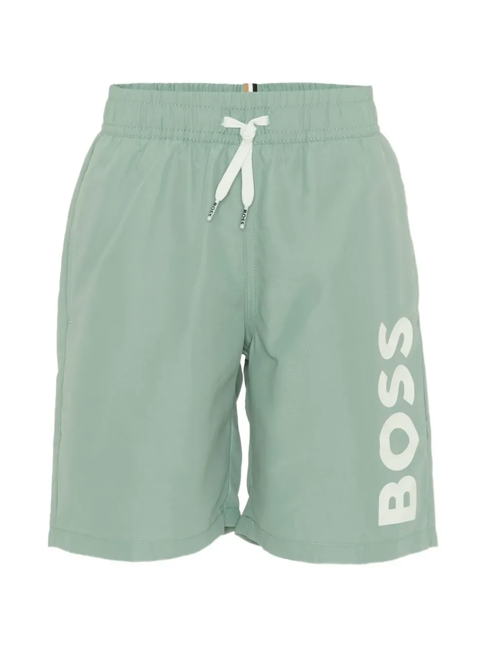 Плавательные шорты на шнурке BOSS Kidswear, зеленый