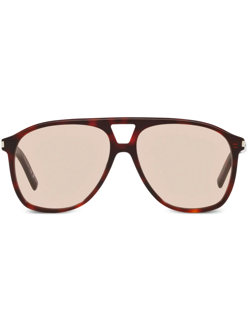 

Солнцезащитные очки-пилоты Dune Saint Laurent Eyewear, красный