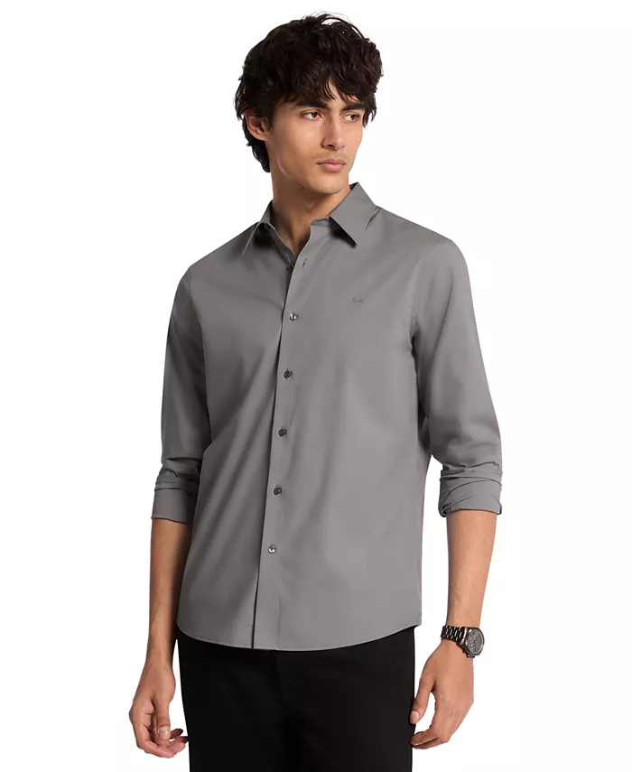 

Мужская рубашка с длинным рукавом Michael Kors, серый