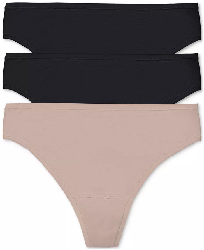 

Женские трусики-стринги Bliss Bare Cotton, комплект из 3 шт., 771346MP Natori, мультиколор