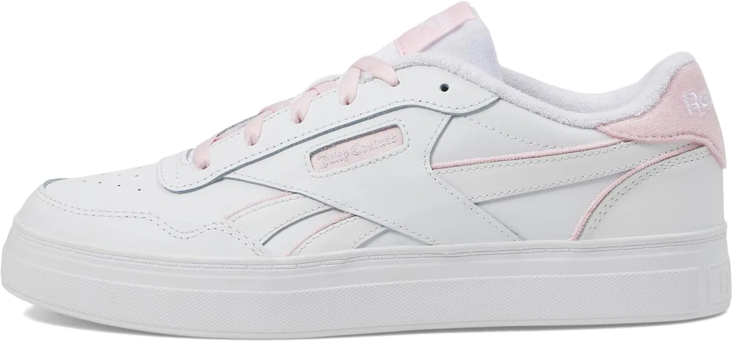 Кроссовки теннисные Reebok Court Advance, белый/розовый — фото 4