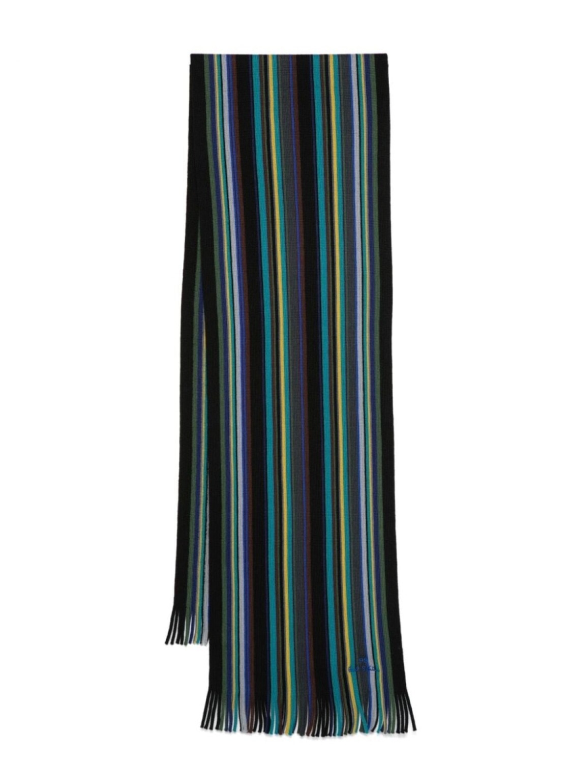 

PS Paul Smith шарф в полоску, черный
