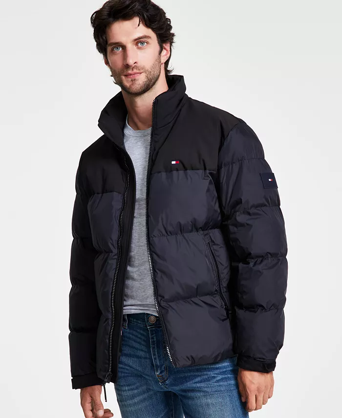 

Мужская куртка-пуховик Mixed-Media Tommy Hilfiger, черный