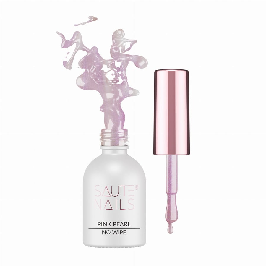 

Гибридный топ SAUTE NAILS PINK PEARL TOP NO WIPE - 8 мл
