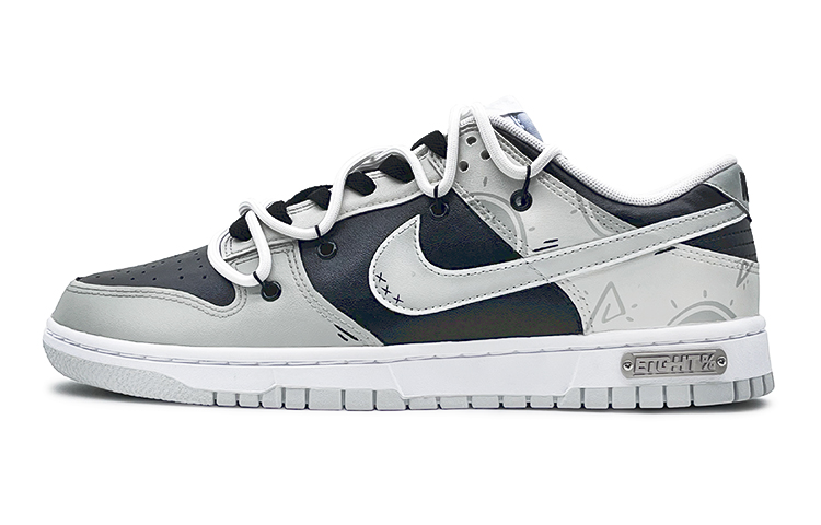 

Кроссовки Nike Dunk Skateboard Shoes Women's Low-Top Black/Gray White