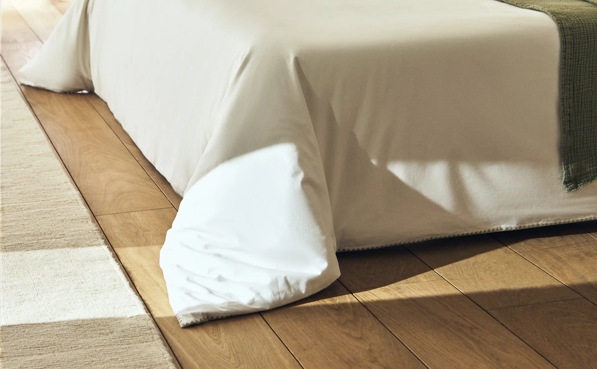

Пододеяльник с вышивкой Zara Home, цвет Oyster White