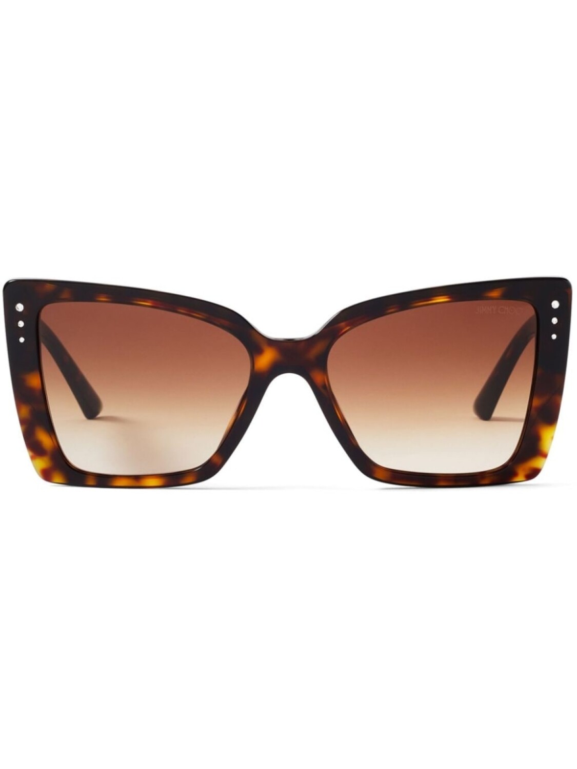 

Jimmy Choo Eyewear солнцезащитные очки Lorea в оправе 'кошачий глаз', коричневый