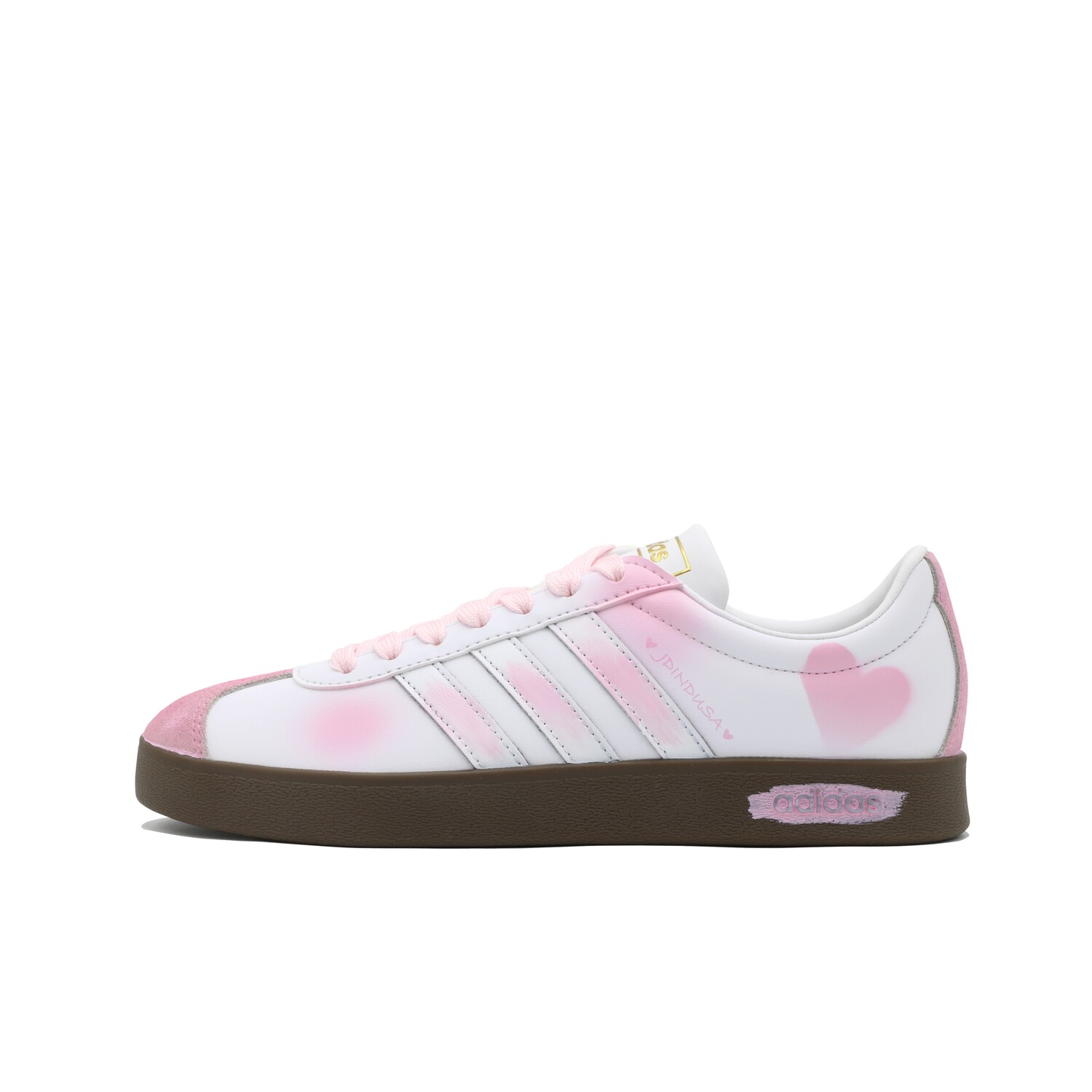 

Кроссовки adidas VL Court 2.0 Training Shoes Unisex Low-top Pink/White, розовый