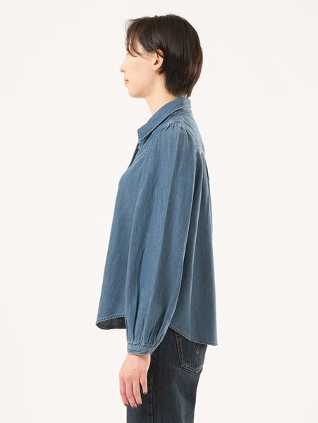 Рубашка в стиле вестерн "Путешествие" Levi's, Medium Indigo - Flat Finish — фото 2