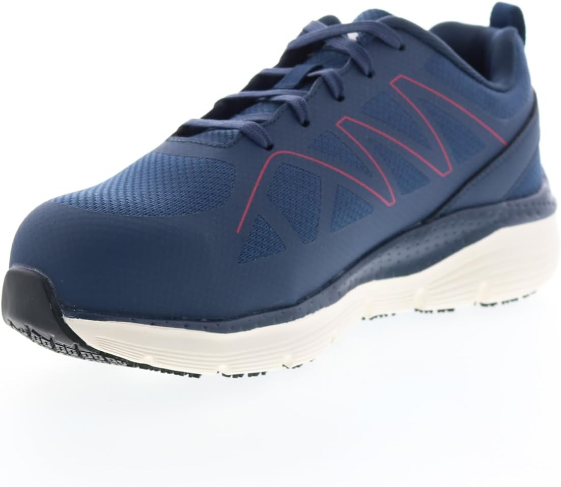 Мужские оксфорды Skechers Work Arch Fit SR-Vigorit, синий — фото 4