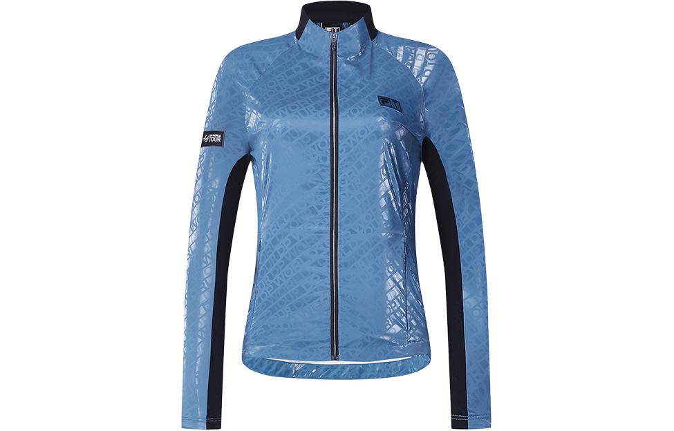 

FILA Куртка женская серии гольф Luo Ge синяя, Logo Blue