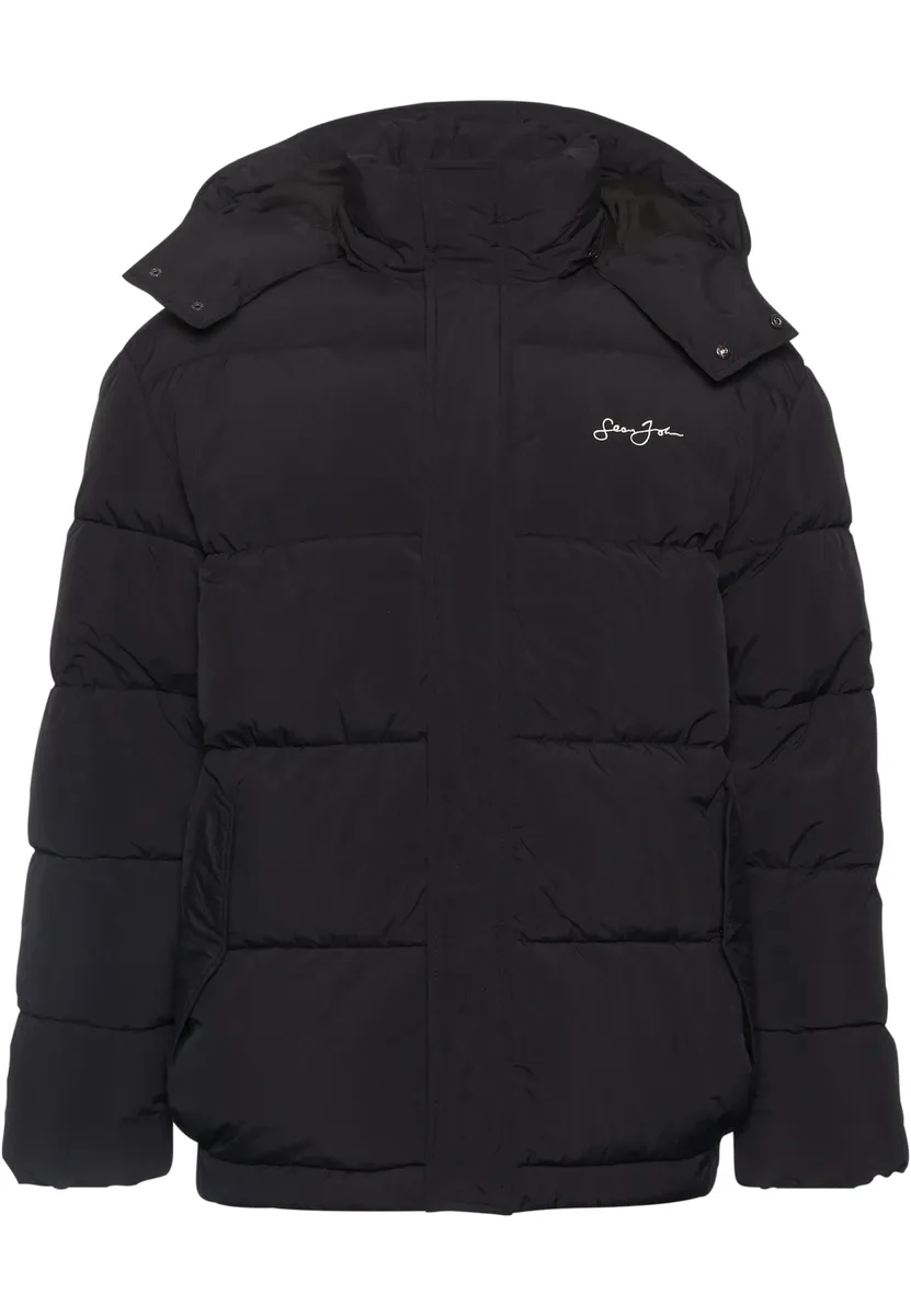 

Зимняя куртка Sean John " Sean John Men's JM233-019-1 SJ Script Logo Hooded Puffer Jacket" (1 шт.), с капюшоном, черный