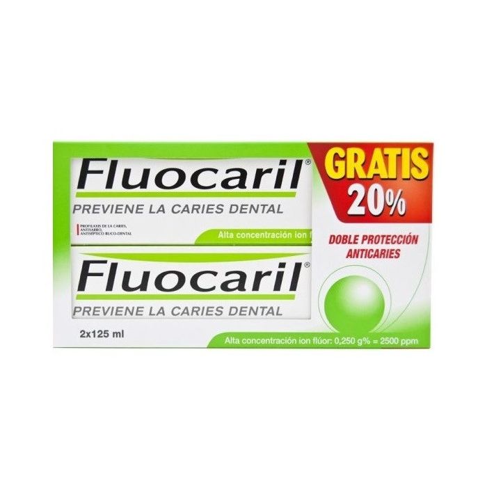 

Зубная паста Pasta de Dientes Fluocaril, 2 x 125 ml