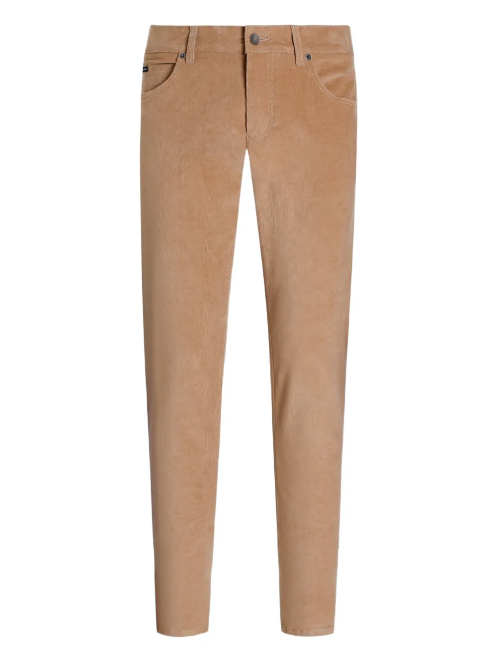 

Вельветовые брюки с логотипом Dolce & Gabbana, коричневый