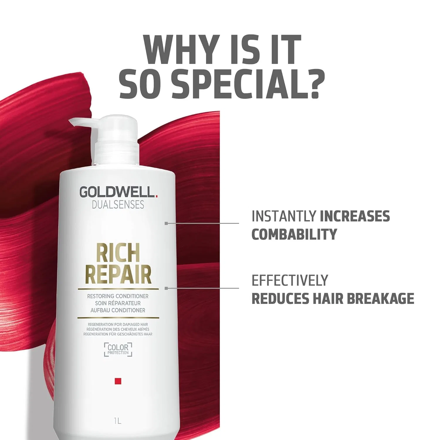 Восстанавливающий шампунь и кондиционер «Dualsenses Rich Repair» от Goldwell Goldwell — фото 2