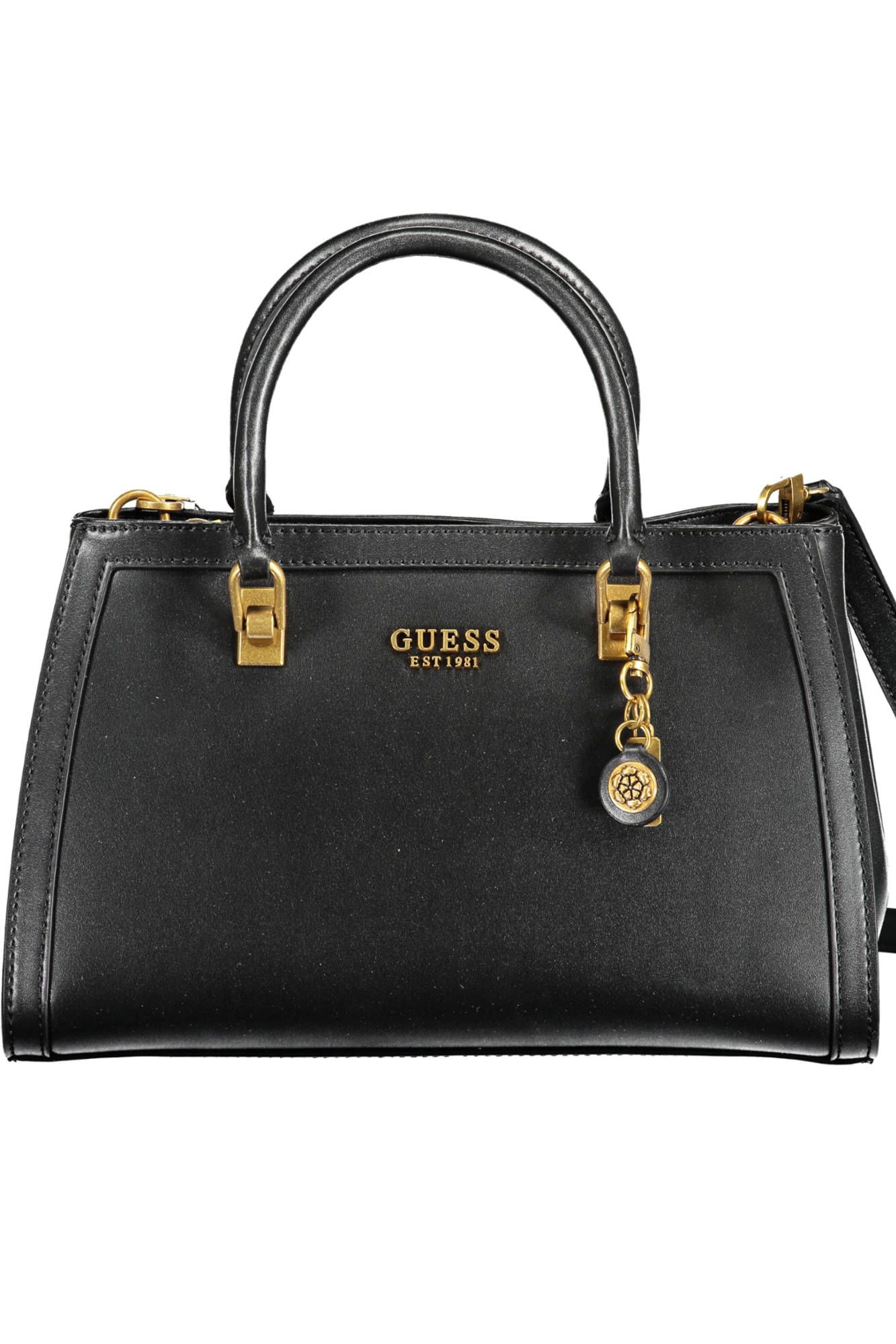 

Черная женская сумка из полиуретана Guess Shoes