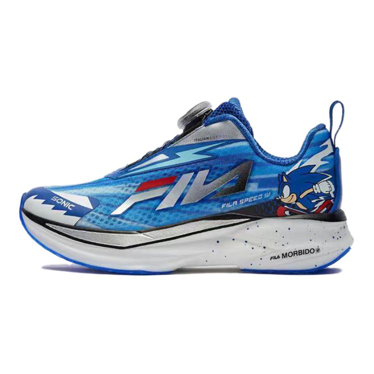 

Детские кроссовки SONIC x Low Top, цвет морской волны FILA KIDS, темно-синий