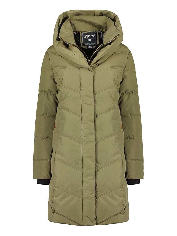 

Стеганое пальто Geographical Norway Steppmantel Djamila, хаки